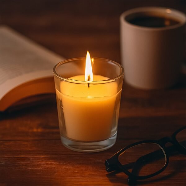Scented Votive Candle – Sweet Dreams Soy Blend in Glass Jar
