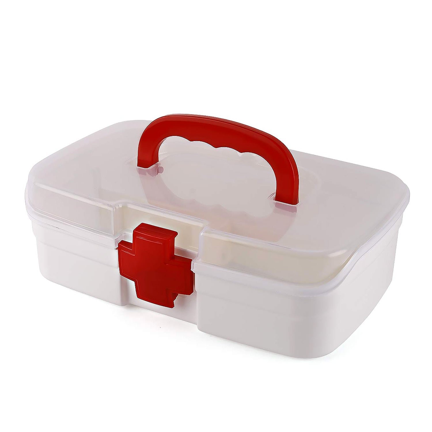First Aid Box – 3-Compartment Portable Medicine Kit | Organivo