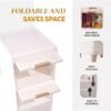 Plastic Storage Drawer Cabinet – 5-Layer Organizer with Wheels