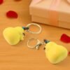 Cute Cartoon Couple Keychain Set – Soft Rubber 2-in-1 Hugging Pair