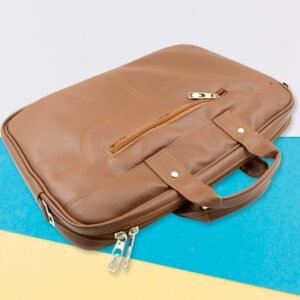 Faux Leather Laptop Messenger Bag – Professional & Stylish | VoltDesk