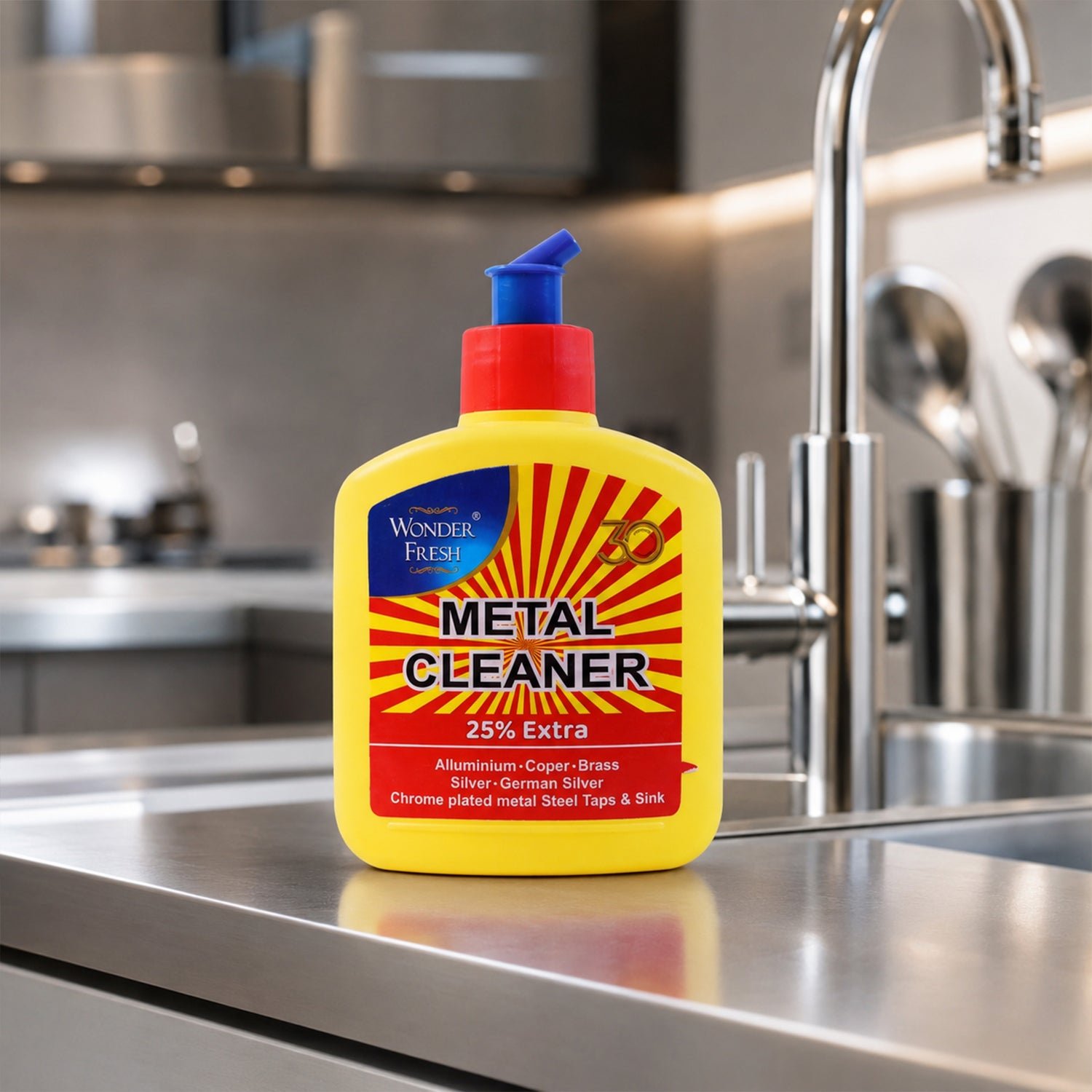 Metal Cleaner – Polish & Rust Remover 250ml | Wonder Fresh