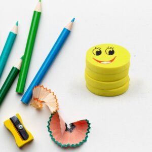Emoji Eraser Set – Colorful 4pc Fun for Kids' School |
