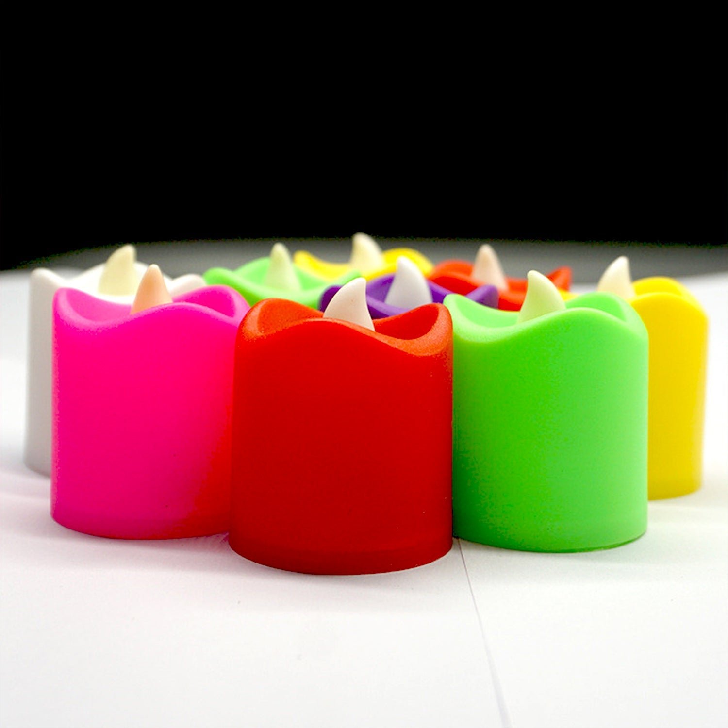 LED Tealight Candles – 10 Pcs Battery Operated | Indo Glow