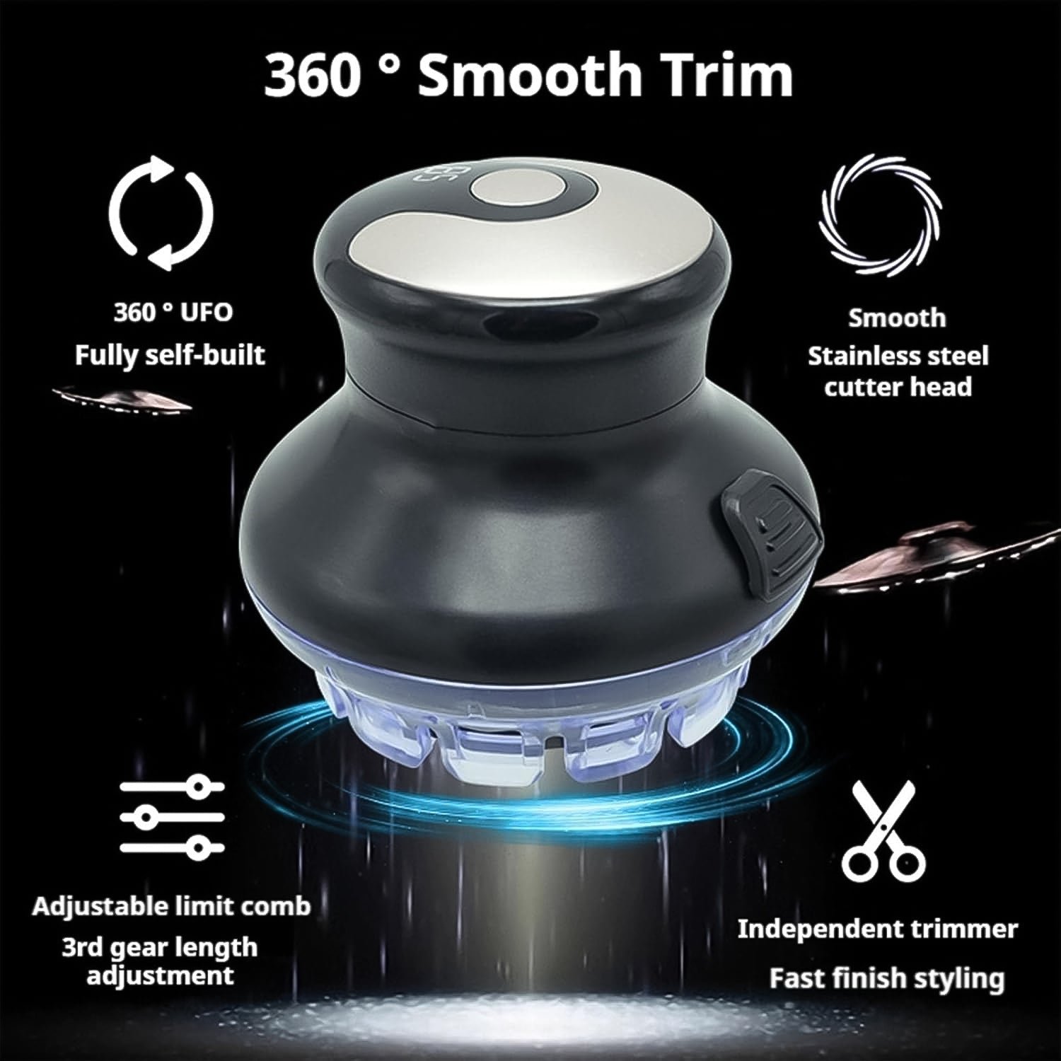 Electric Hair Cutting Machine – USB Rechargeable & Cordless Trimmer
