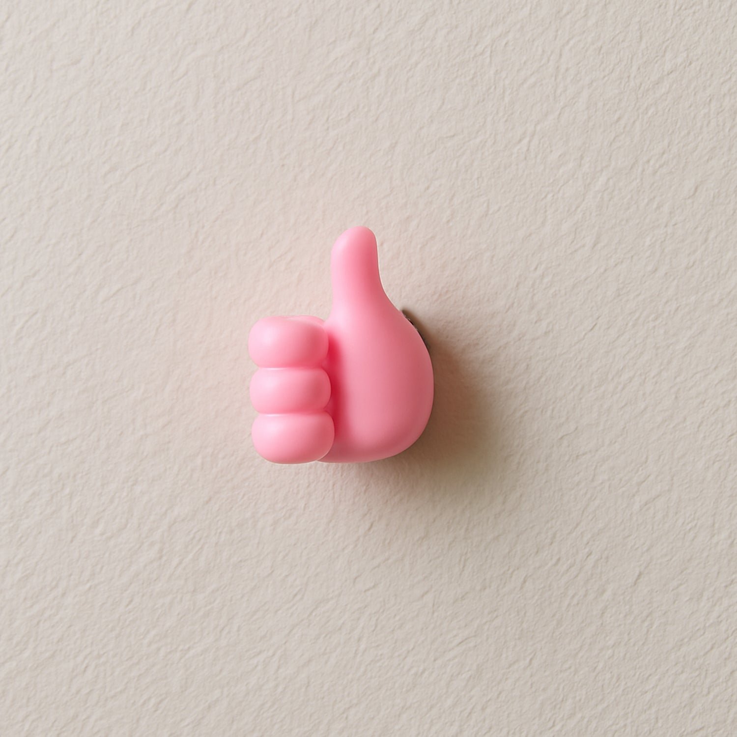 Hand-Shaped Wall Clip Holder – Pink Silicone Cable Organizer
