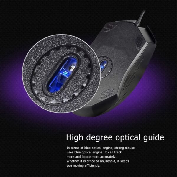 Wired Optical Mouse – Ergonomic, 1000 DPI for Laptop | Compshop
