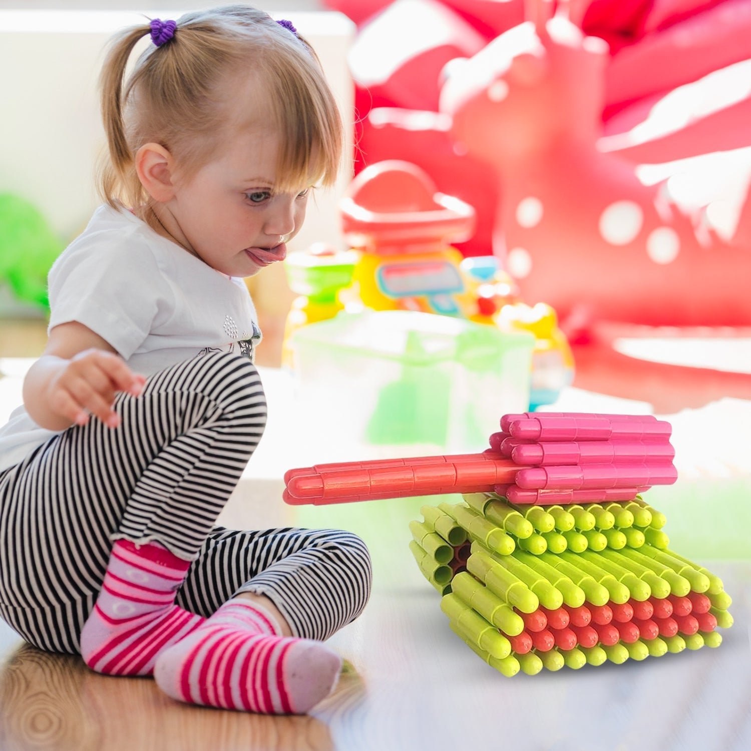 Bullet Blocks for Kids – Creative 88 Pc Building Set | Boardoria