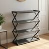 4 Layer Foldable Shoe Rack – Space-Saving Storage Solution