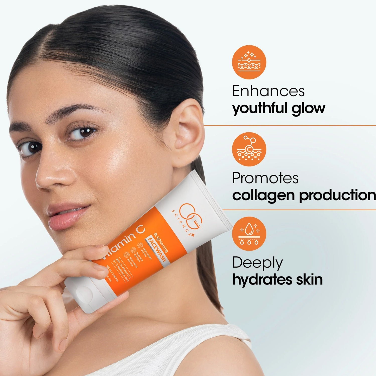 Vitamin C Facewash – Brightening & Hydrating Cleanser 100ML