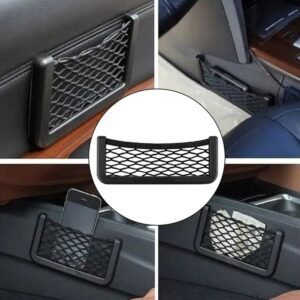 Car Seat Organizer – Mesh Storage for Phone & Purse | Velvet Wheels