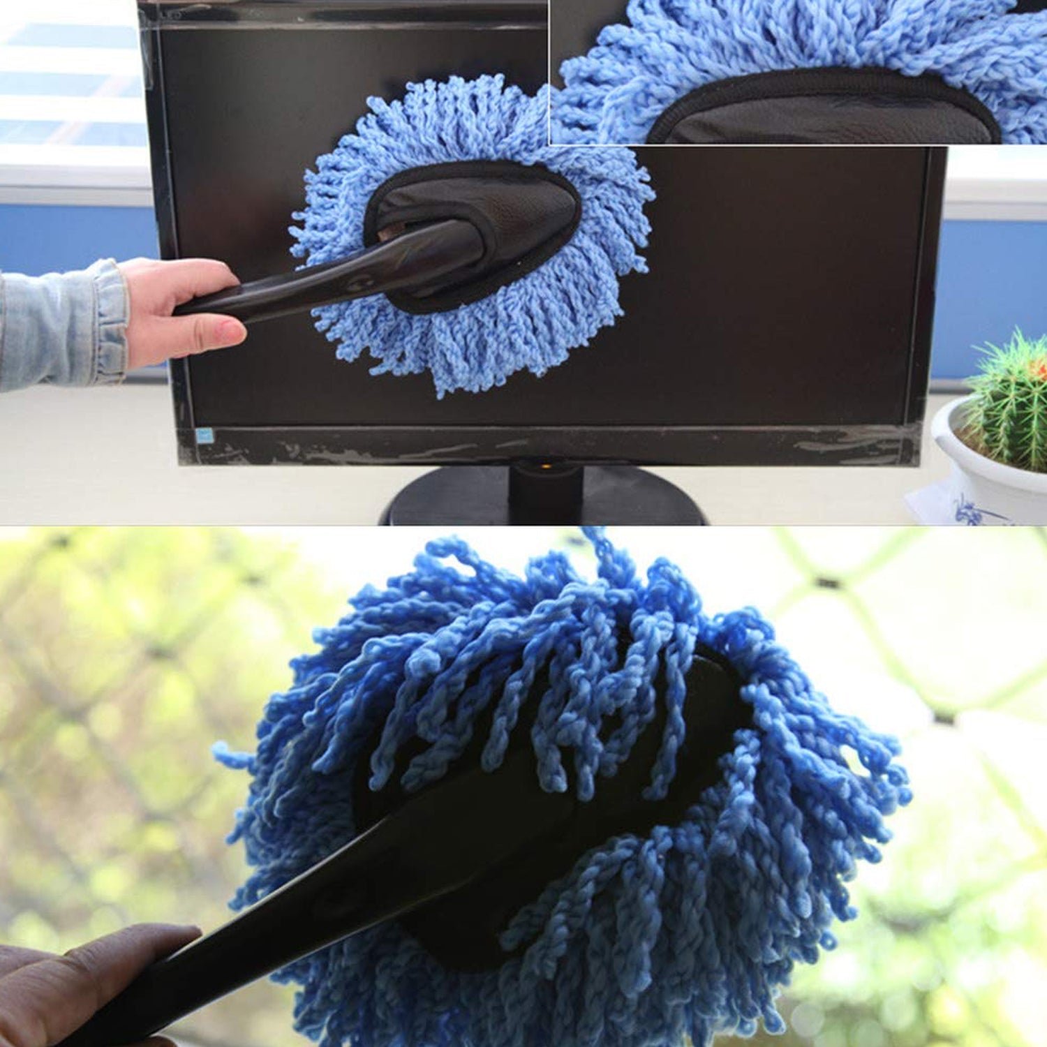 Microfiber Car Wash Brush – Streak-Free Cleaning | Velvet Wipe