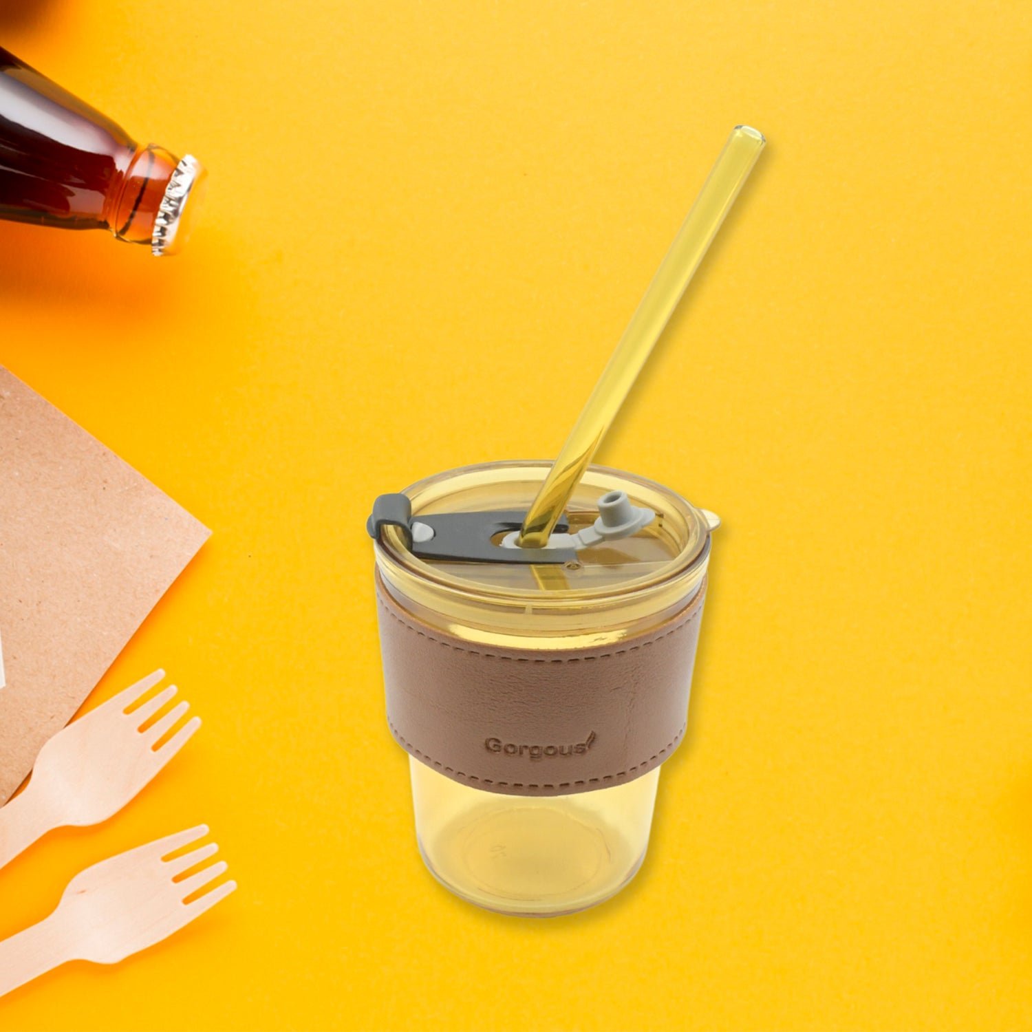 Glass Coffee Mug – Leakproof & Travel-Friendly | Mug Wala