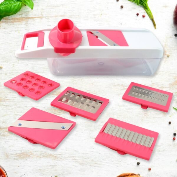 Vegetable Slicer – 6-in-1 Chopper, Grater & Slicer Set for Kitchen