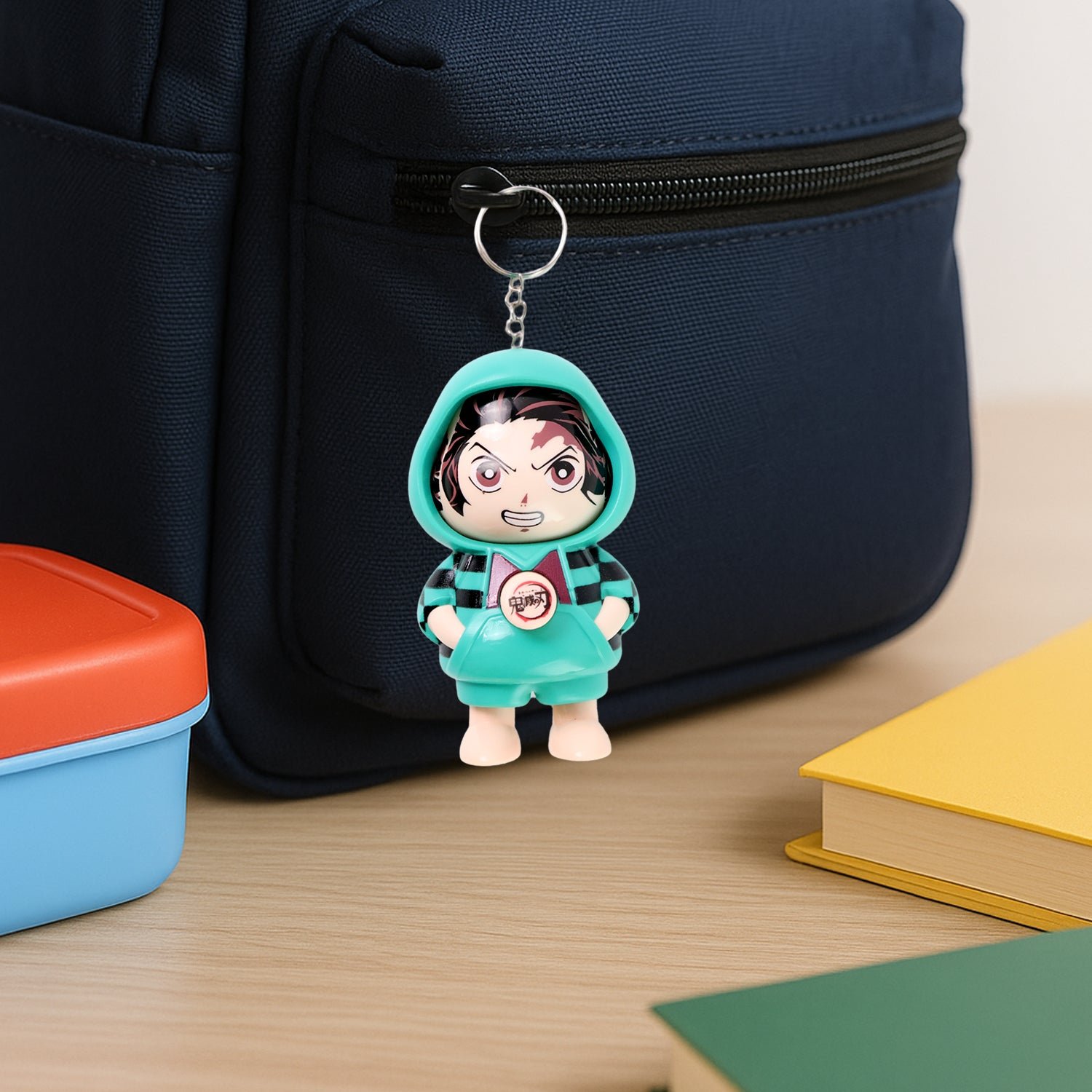 Cartoon Character Keychain – Durable PVC Cute Mini Figure
