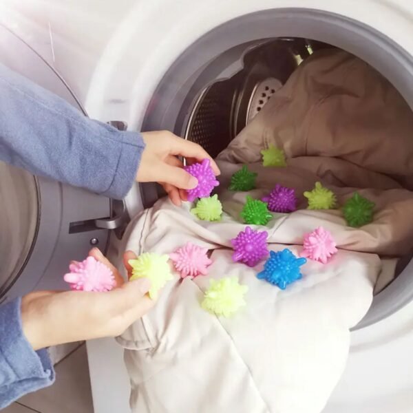 Laundry Dryer Balls – 10-Piece Multi-Color Softener | storenzo