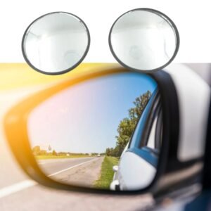 Car Blind Spot Mirror – HD Convex Frameless (2-Pack) | Velvet Wheels