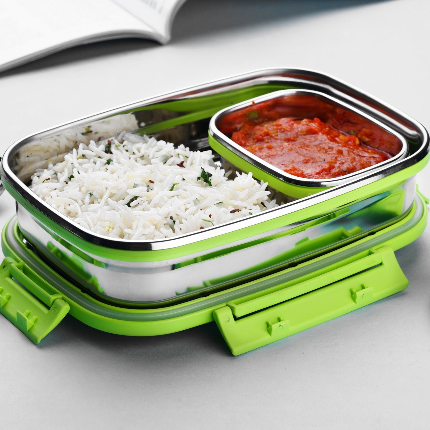 Stainless Steel Lunch Pack – Leak-Proof & Durable | Ganesh