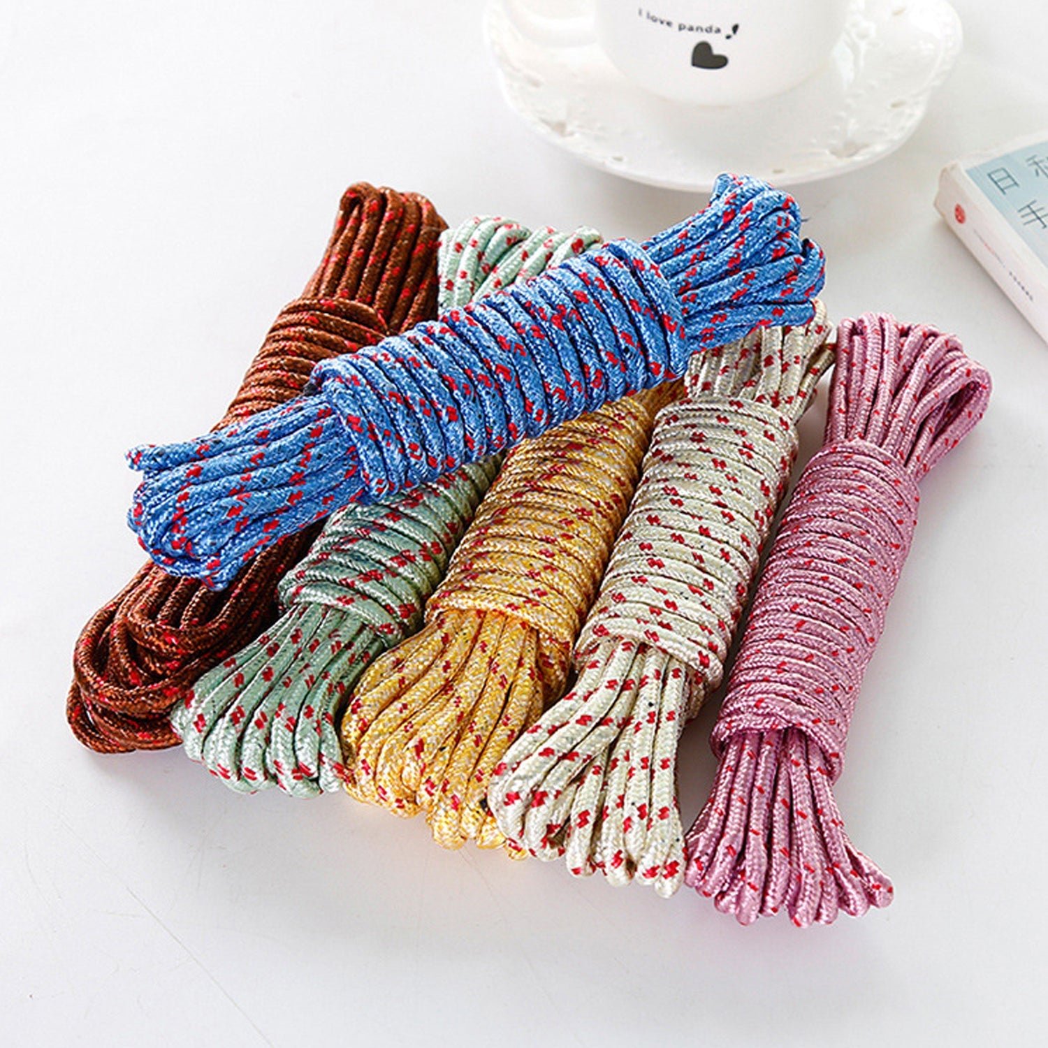 Laundry Clothesline 10m Nylon – Heavy-Duty & Portable | Velvet Organizers