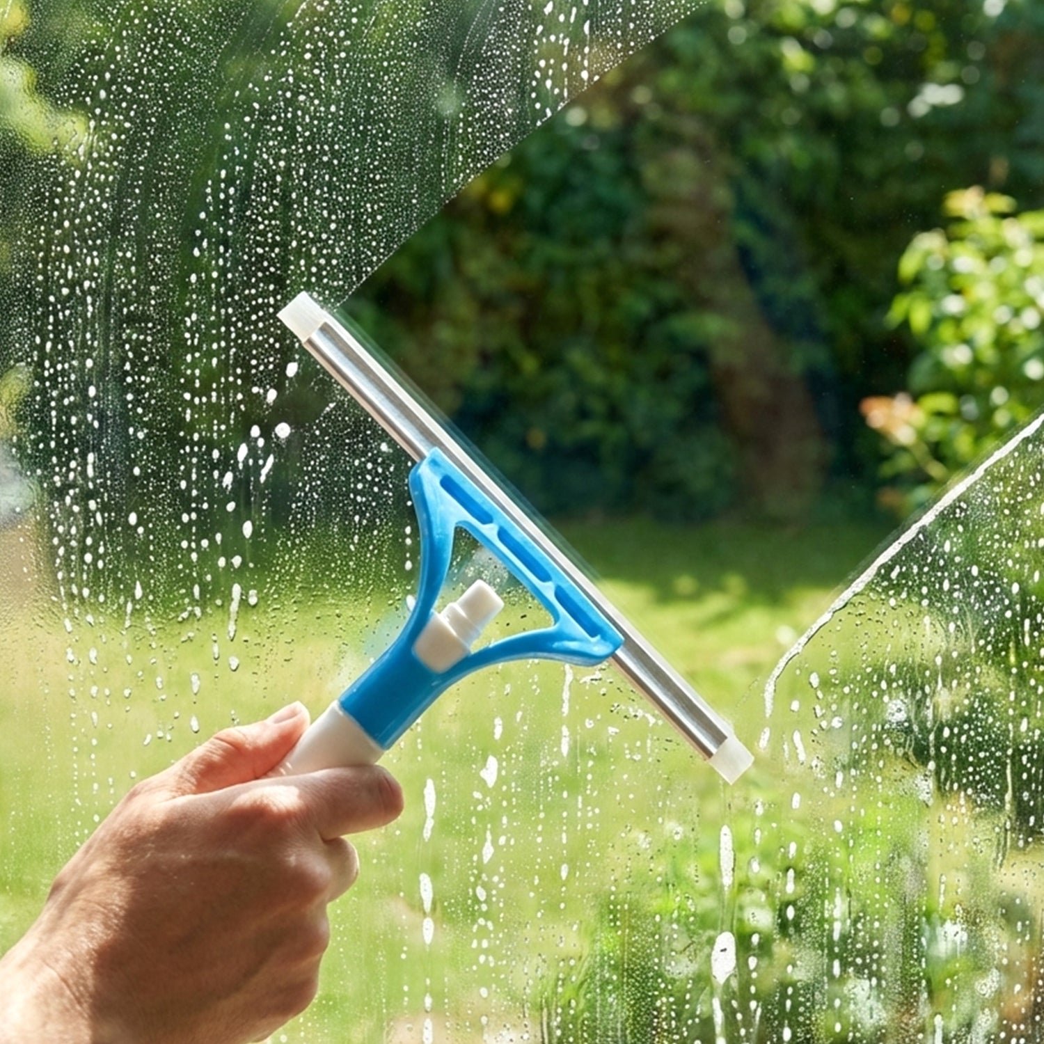 Window Cleaning Squeegee – Comfortable Non-Slip Grip for Streak-Free Shine