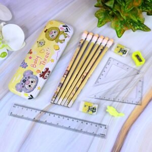 Geometry Box Set – Complete Stationery Kit with Metal Pencil Box