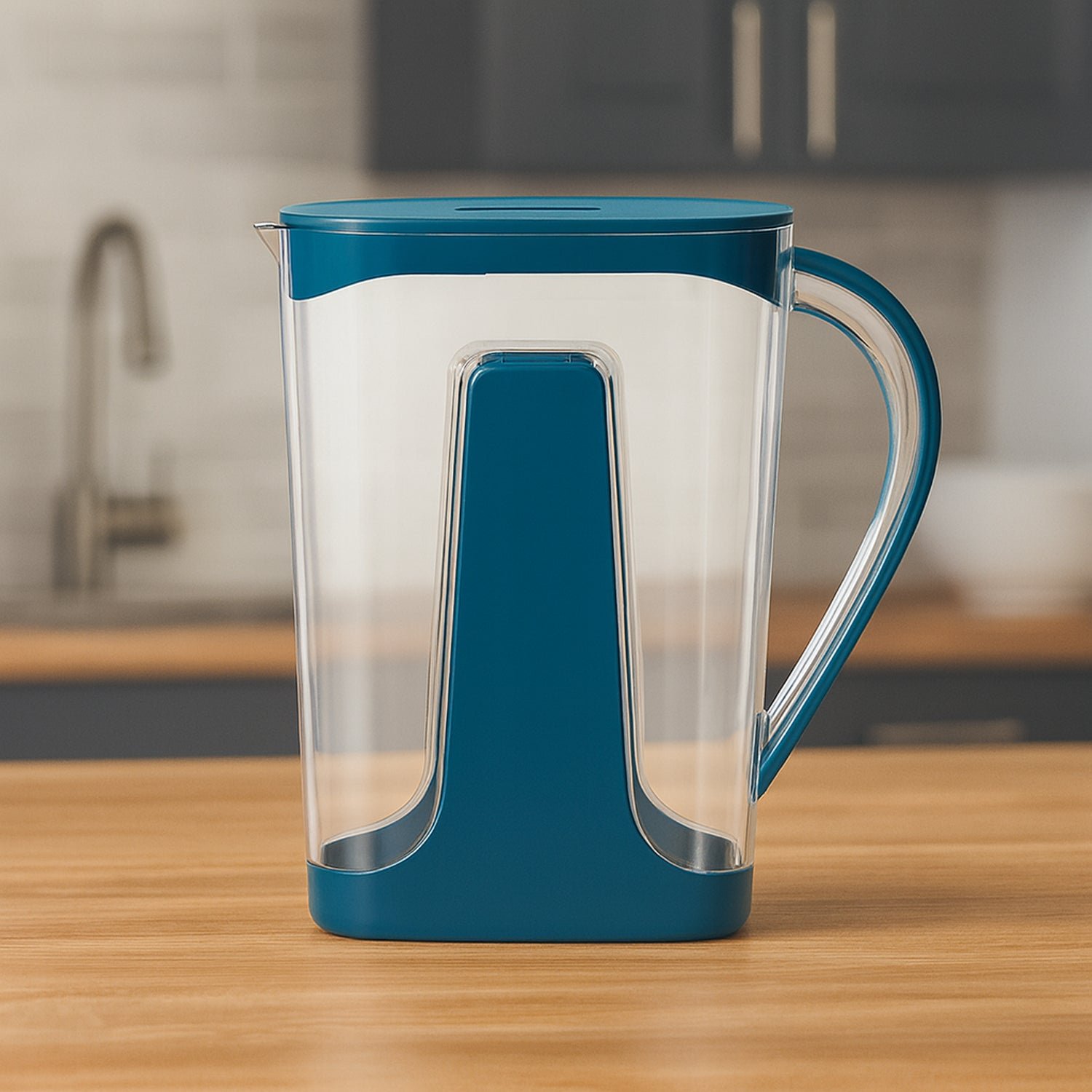 Water Jug – 2000ml Large Capacity Transparent Plastic