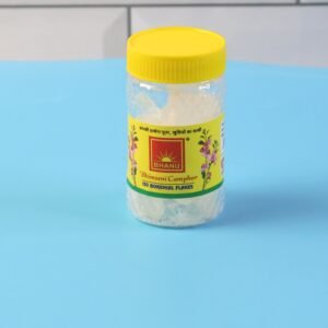 Bhimseni Camphor Flakes – Pure ISO Borneol for Pooja & Air Purification