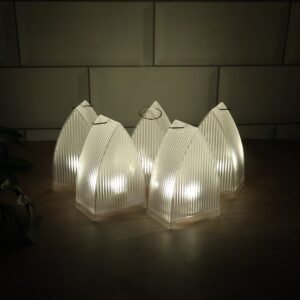 LED Flameless Lantern Lights – Safe & Elegant 5-Pc Set