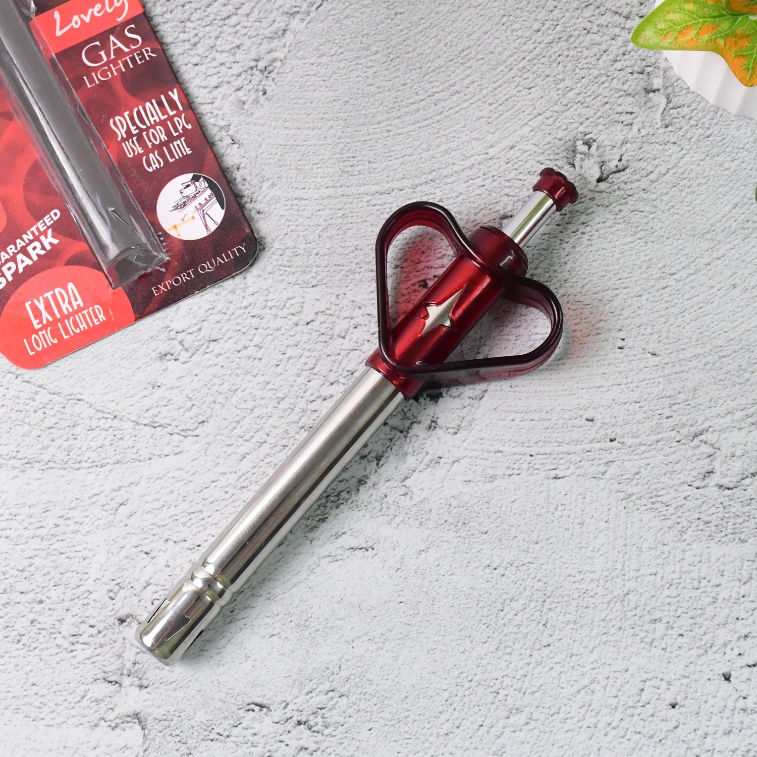 Gas Lighter – Extra Long Stainless Steel for Safe Ignition | Supermom