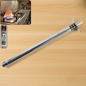 Long Stainless-Steel Gas Stove Lighter – 1-Foot Extended Reach Safe Ignition