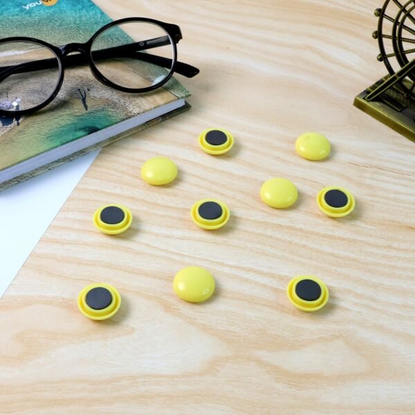 Fridge Magnets – Strong Round Push-Pin Style (10 Pc Set)