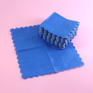 Royal Scalloped Paper Napkins – Soft 120 Pc Disposable Set
