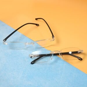 Rimless Reading Glasses – Lightweight Pack of 2 Comfort Readers