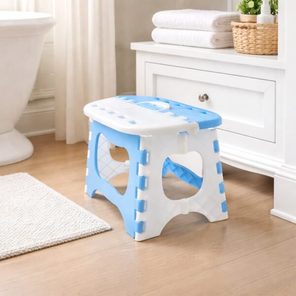 Foldable Step Stool – Portable & Space-Saving for Kids & Adults