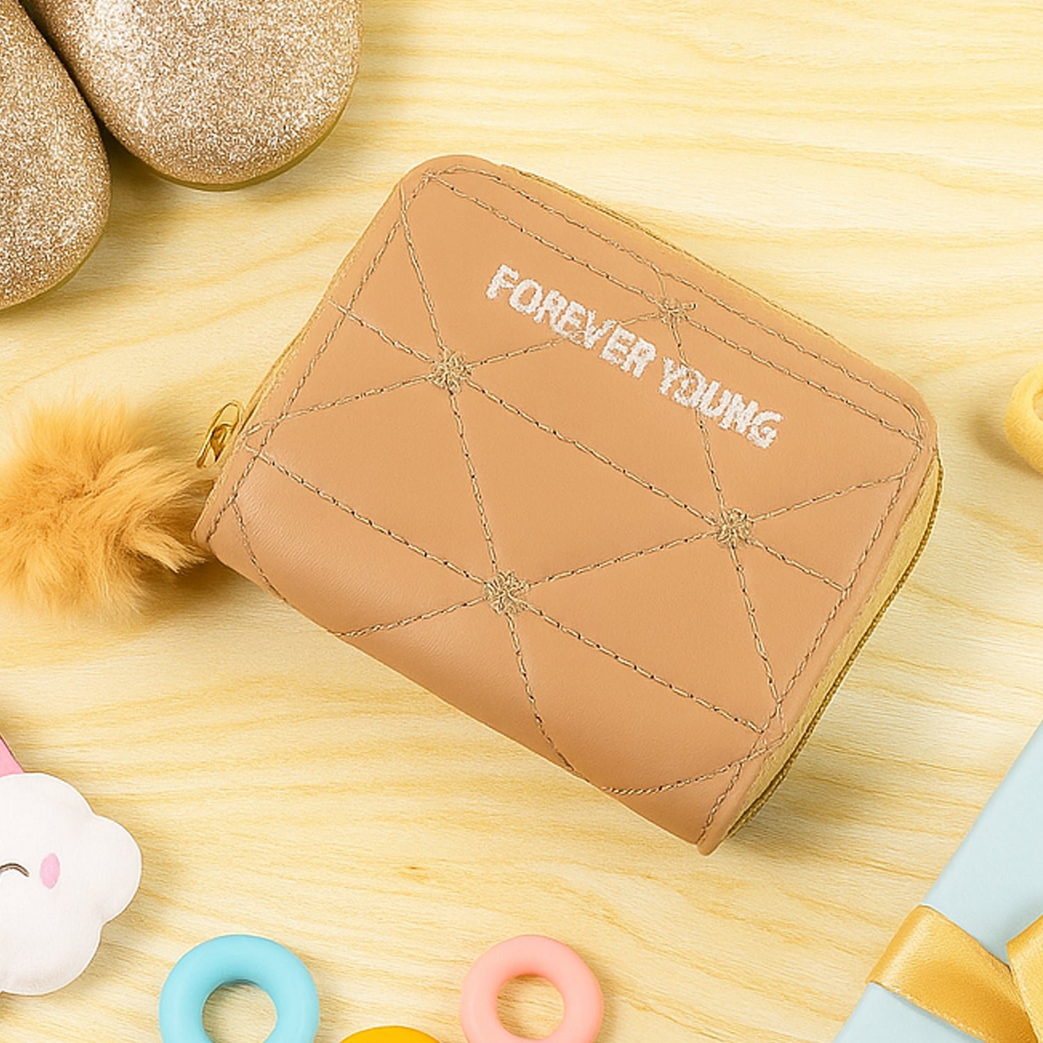 02_wallet_4184843f-db65-4867-a80e-c201e925974f Kids Wallet with Soft Fur Zip Puller – Compact & Stylish Purse