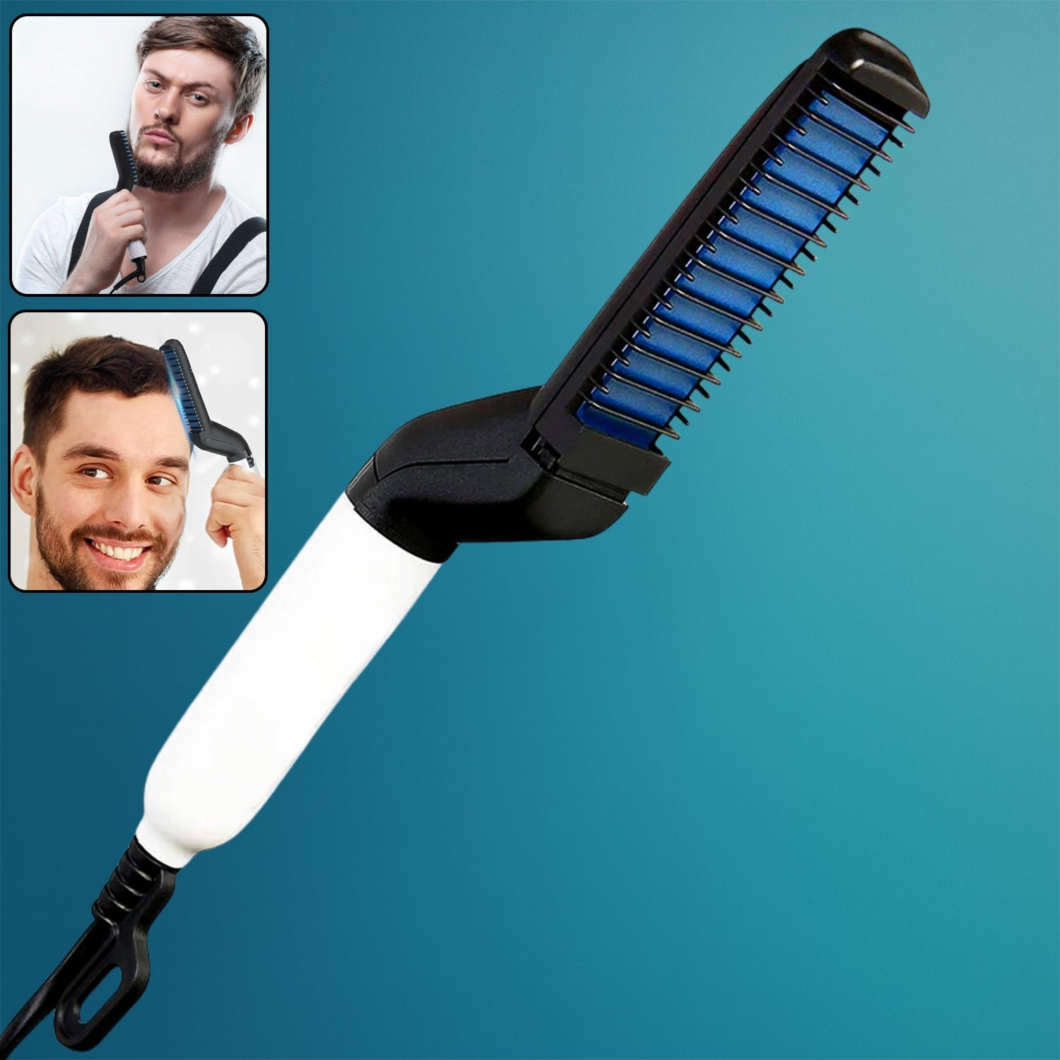 Men's Hair & Beard Straightener – Quick Styling Comb | BraveVault