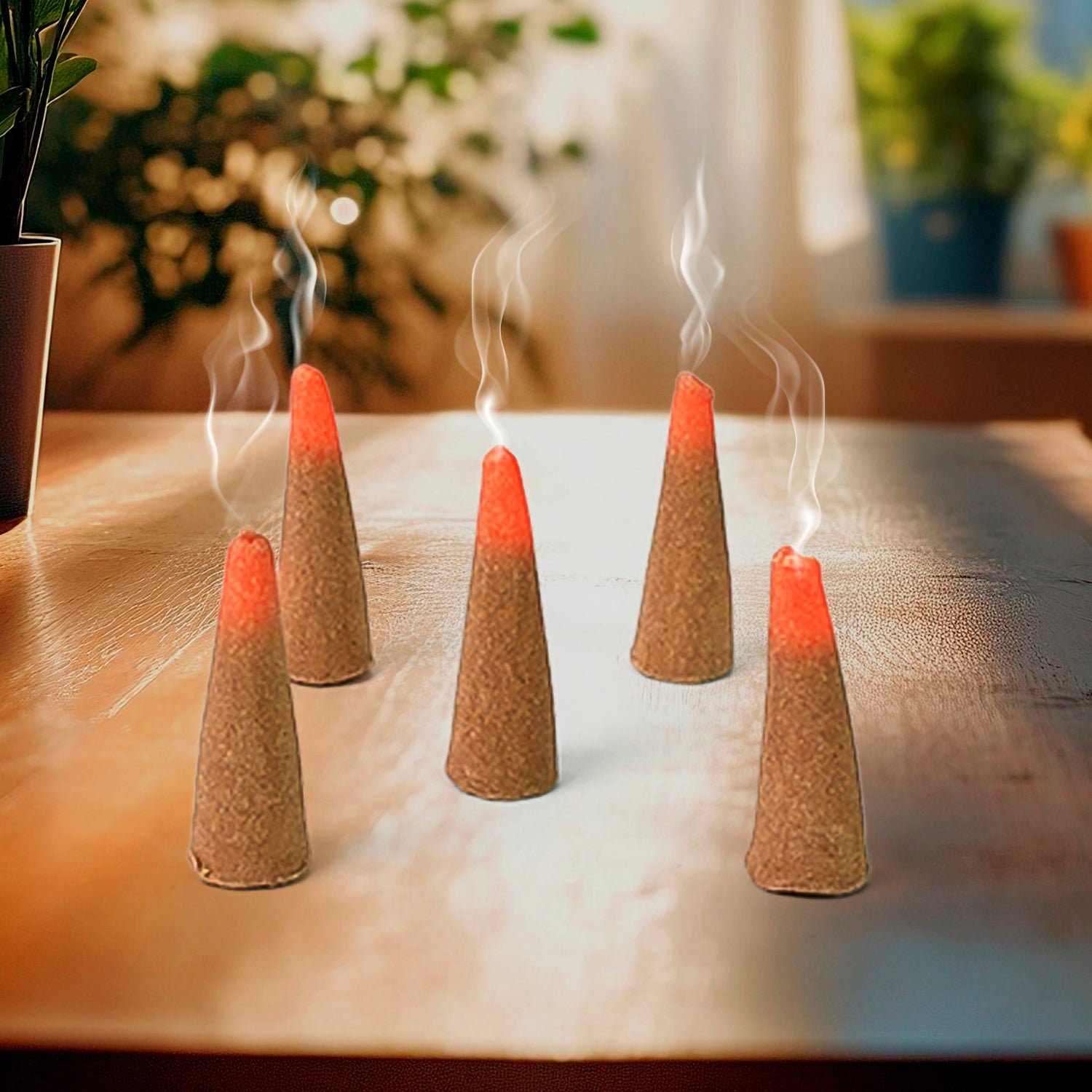 Dhoop Cones Mix Flavour – Premium Charcoal-Free | Indo Glow