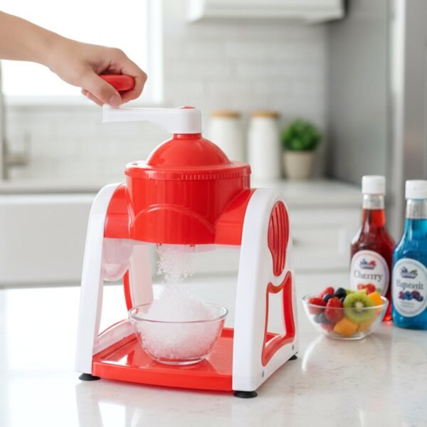 Manual Ice Snow Maker – Hand Crank Gola & Slush Machine