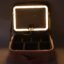 LED Makeup Organizer Box – Touch Sensor Mirror & USB Rechargeable