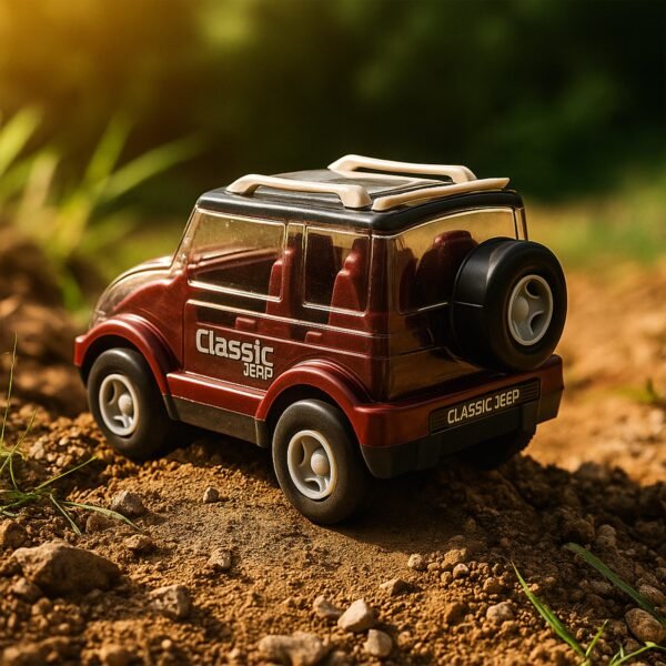 Friction-Powered Classic Jeep Toy Car – Smooth Indoor Ride