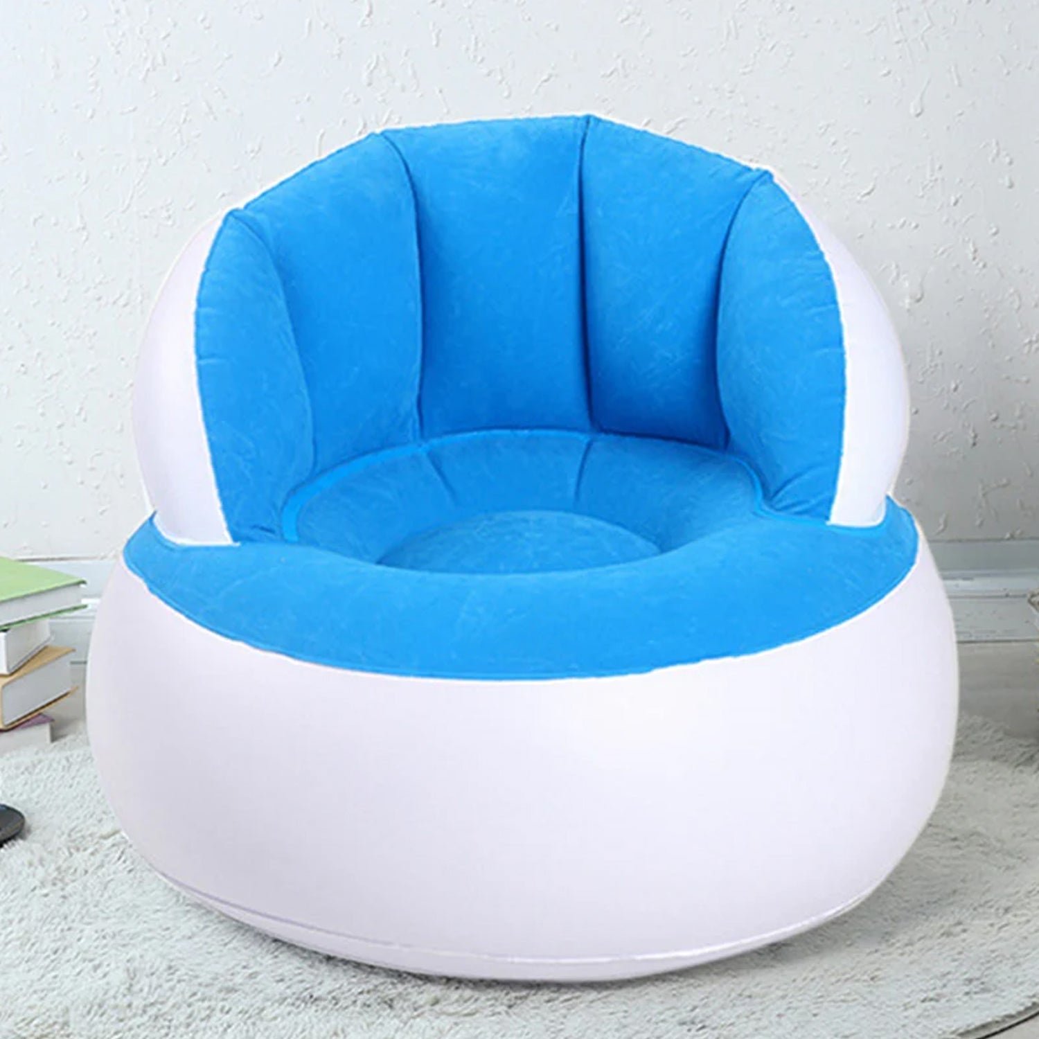 Kids Inflatable Sofa Chair – With Foot Pump & Backrest | Play & Move