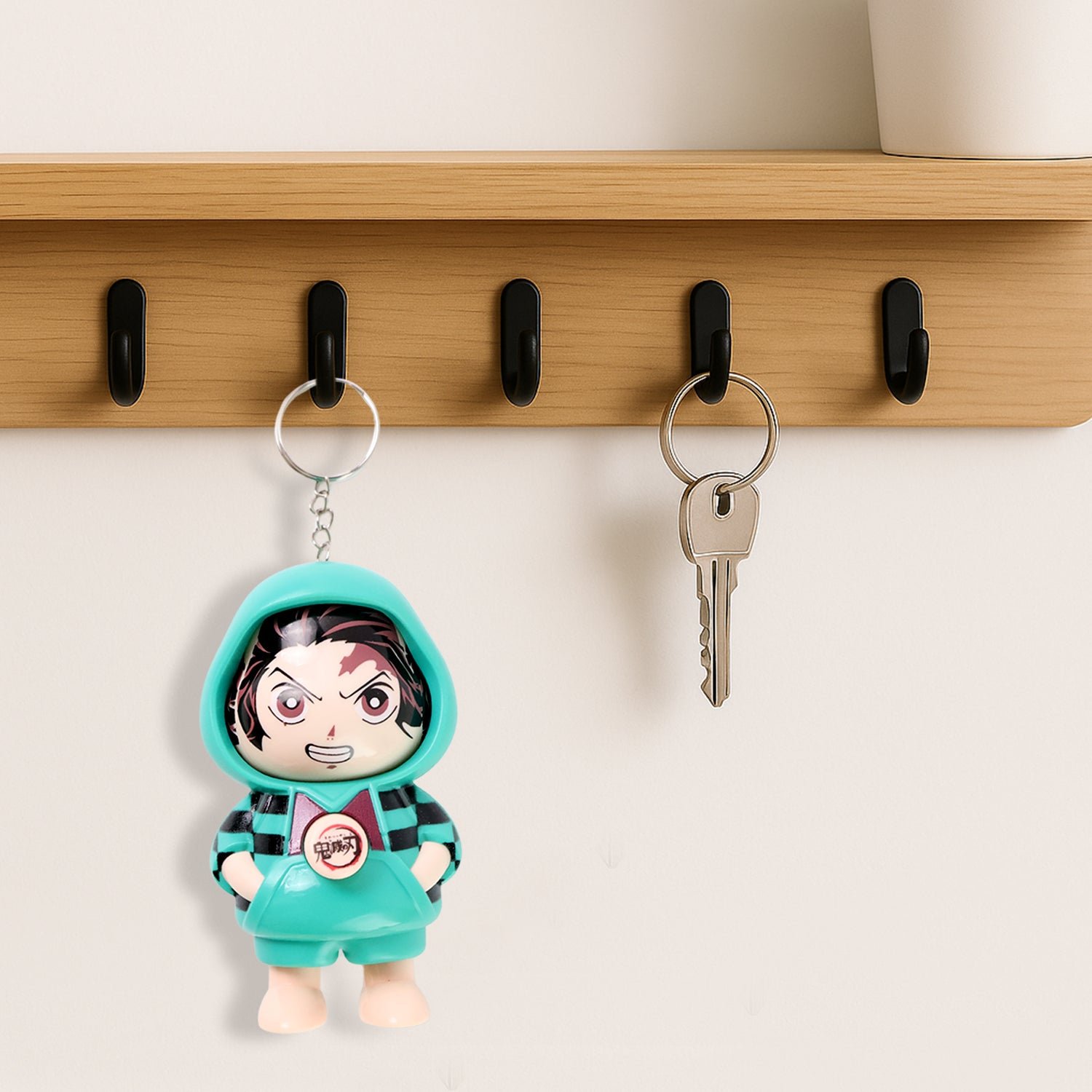 Cartoon Character Keychain – Durable PVC Cute Mini Figure