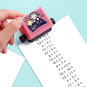 Math Roller Stamp – Addition & Subtraction for Kids | InkGlow