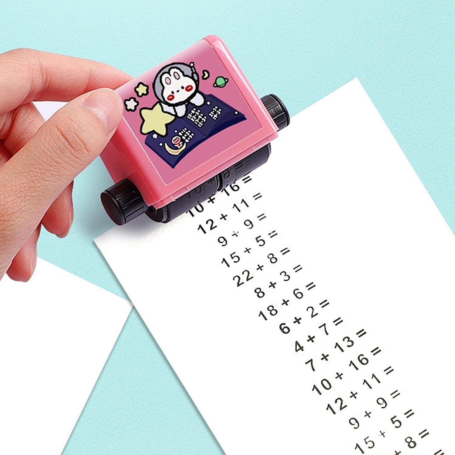 Math Roller Stamp – Addition & Subtraction for Kids | InkGlow
