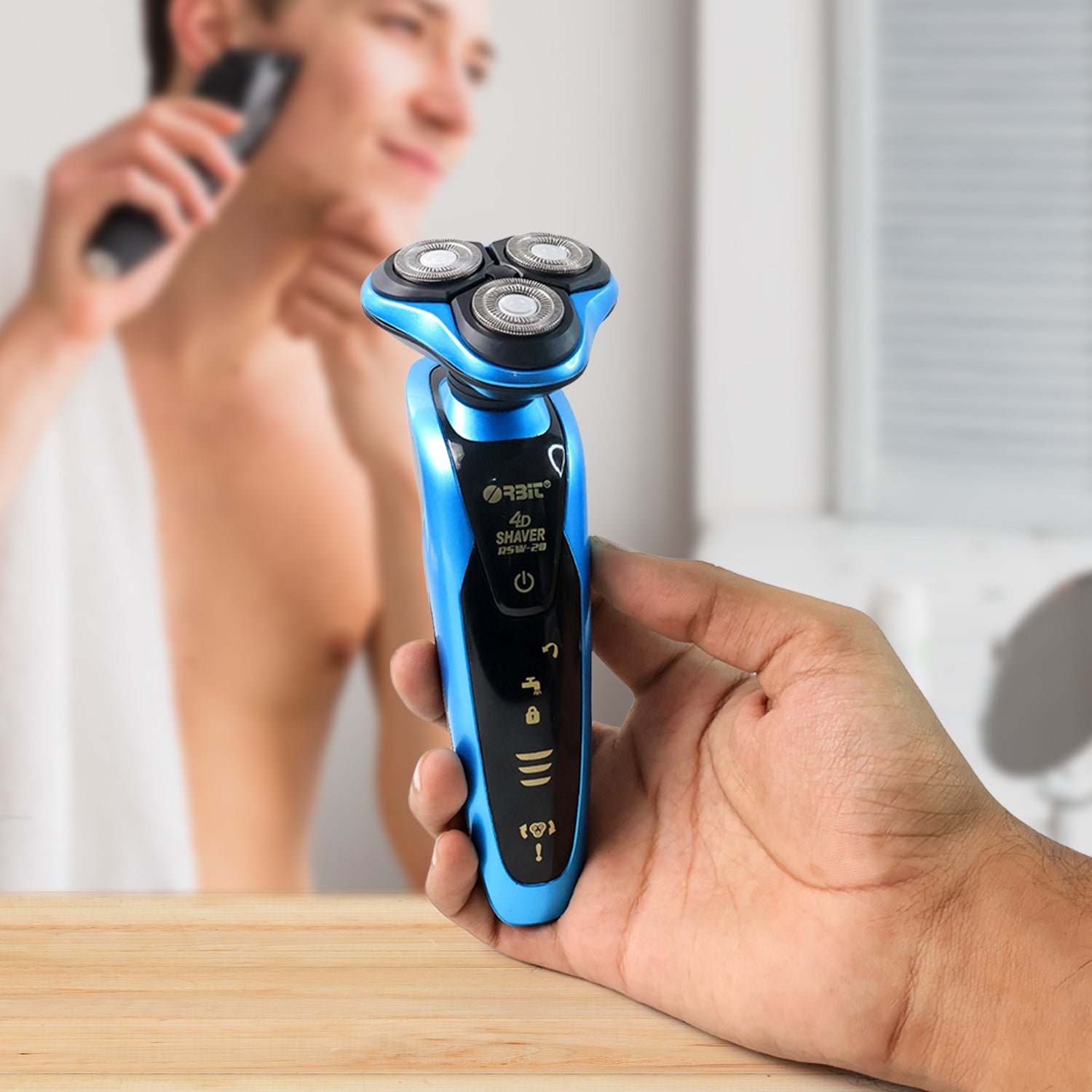 4D Rechargeable Electric Shaver – Smooth Waterproof Grooming