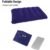 Inflatable Travel Pillow – Velvet Air Comfort (Blue) | PillowTrek