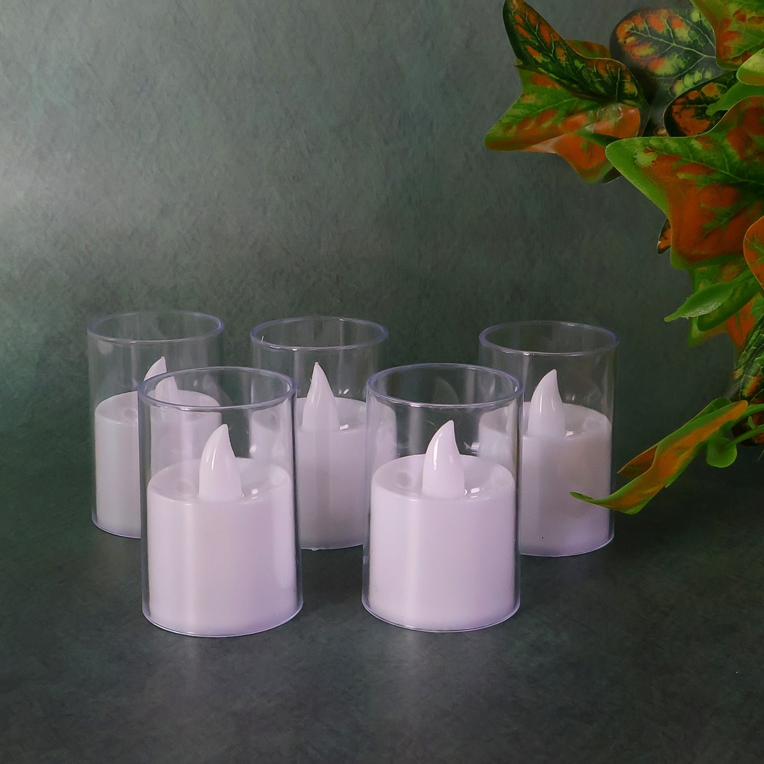 LED Votive Candles – Flameless, Safe & Smokeless Set of 6