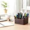 Desk Organizer Basket – 5 Compartment Multipurpose Storage