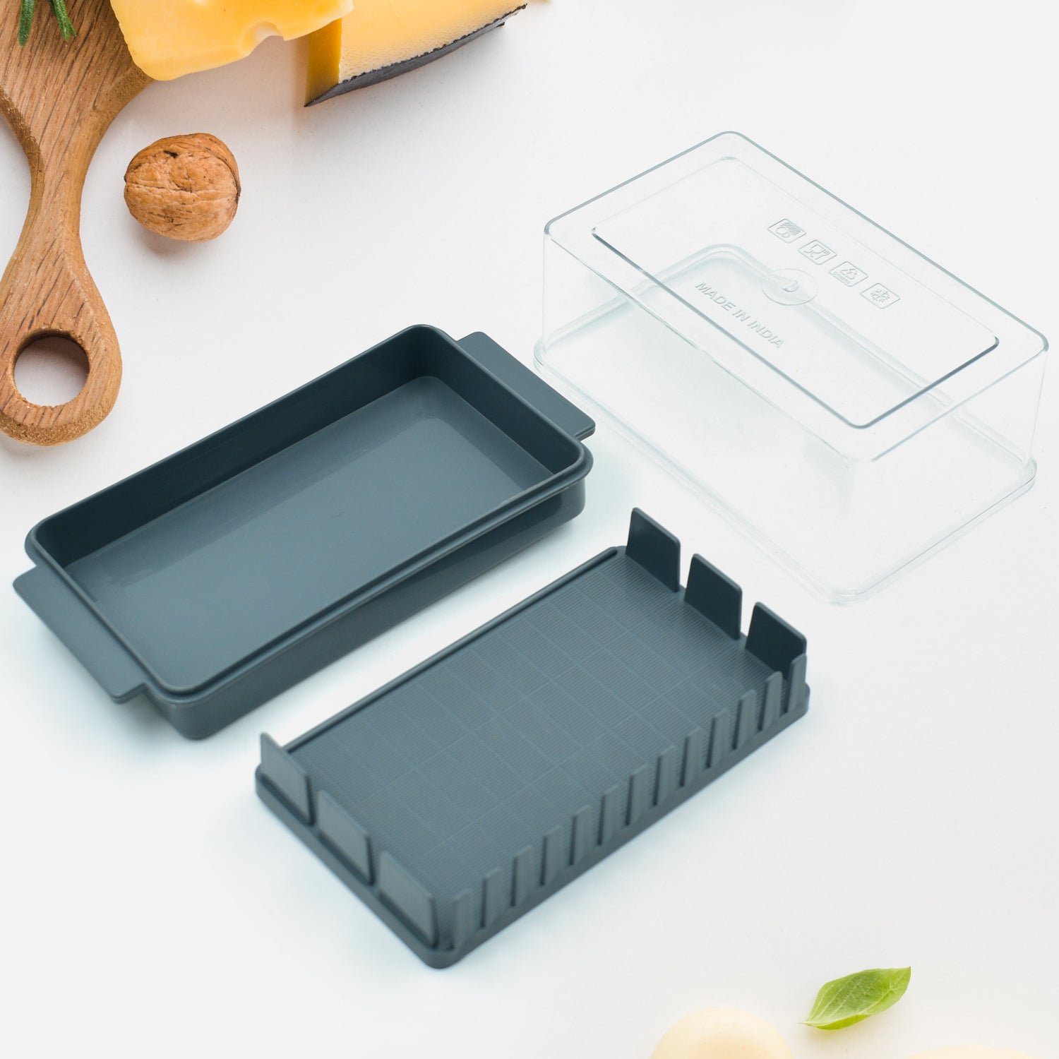 Butter Slicer Box – Transparent Storage & Cutter | Organivo