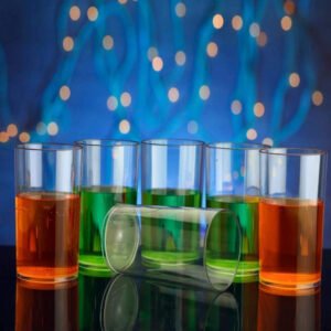 Unbreakable Plastic Glasses – Clear 330ml Set of 6 | Serve Stellar